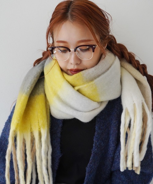 FACETASM チェック柄マフラー ネオンイエロー 楽天市場】FACETASM