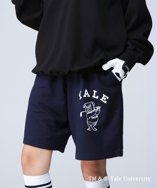 パンツ レディース YALE ロゴハーフパンツ｜zozo｜20