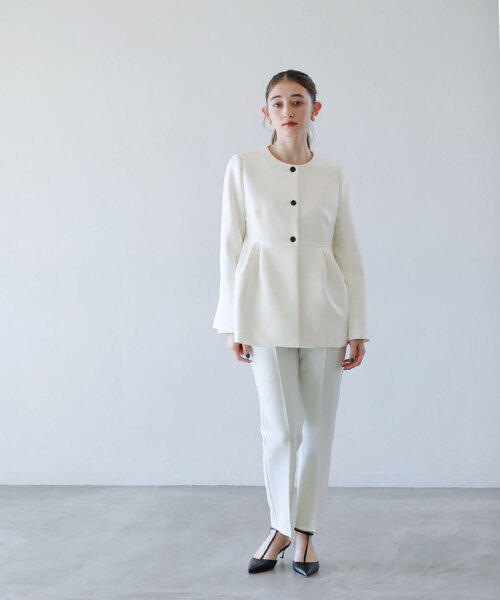 La TOTALITE（ラ トータリテ） レディース ジャケット ノーカラー