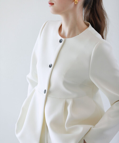 La TOTALITE（ラ トータリテ） レディース ジャケット ノーカラー