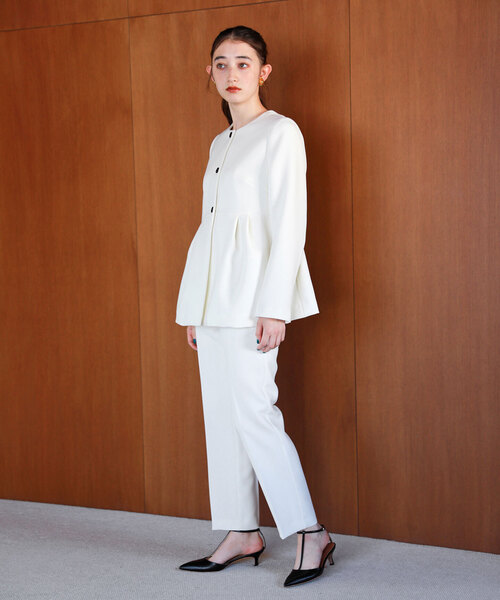 La TOTALITE（ラ トータリテ） レディース ジャケット ノーカラー