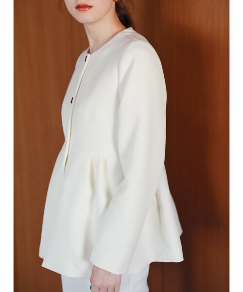 La TOTALITE（ラ トータリテ） レディース ジャケット ノーカラー