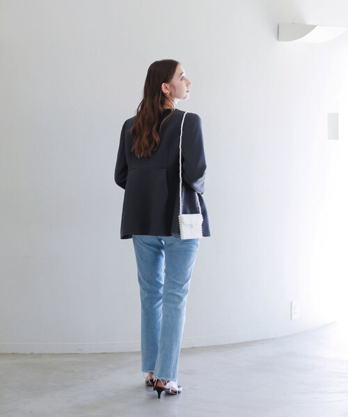 La TOTALITE（ラ トータリテ） レディース ジャケット ノーカラー