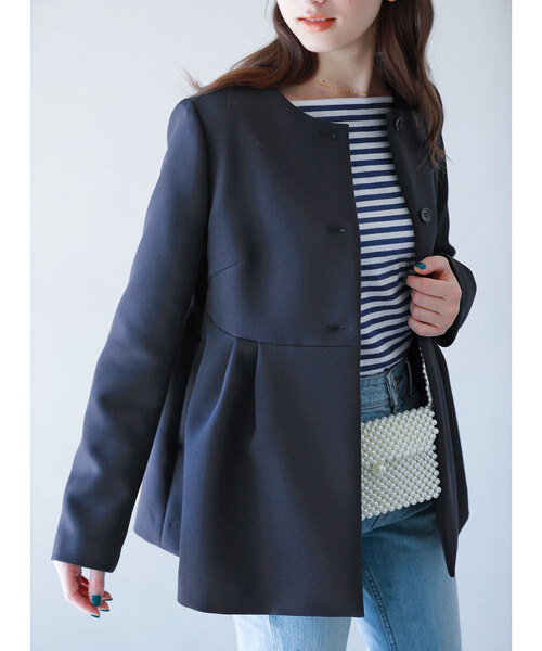 La TOTALITE（ラ トータリテ） レディース ジャケット ノーカラー