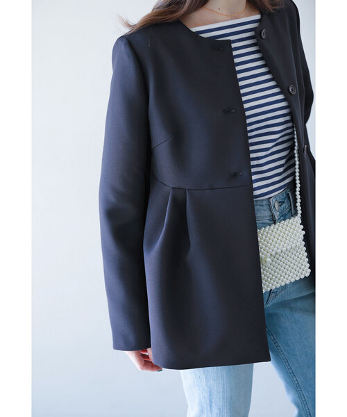 La TOTALITE（ラ トータリテ） レディース ジャケット ノーカラー