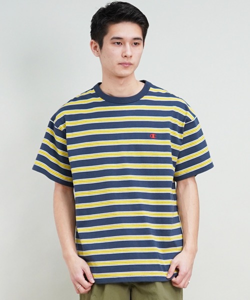 tシャツ Tシャツ CHAMPION/チャンピオン 半袖Tシャツ ロゴ刺繍  