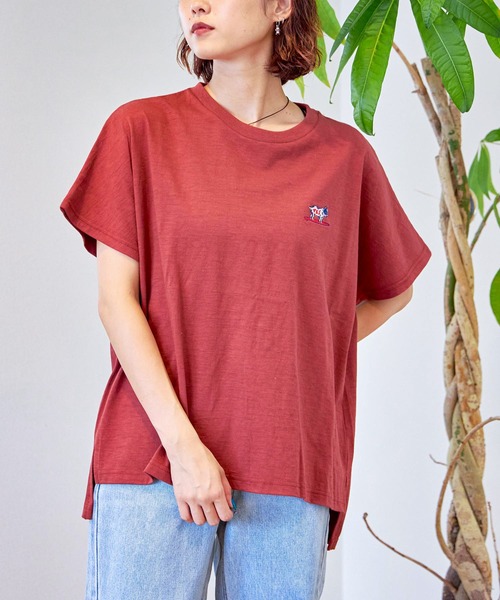 tシャツ TES ORGANIC COTTON HUNTINGTONG LOOSE T-SHIRT / レディースTシャツ レディース