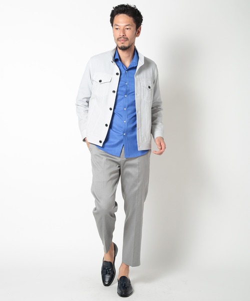 MEN'S BIGI（メンズビギ） シャツ オクシィジュエルストレッチ7分