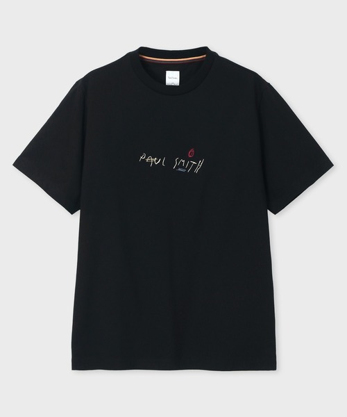PAULSMITH ロゴ Tシャツ VIP価格 送料無料 LOGO COTTON T-SHIRT PS Paul Smith tシャツ Sports Stripe Bar” Tシャツ / 242562