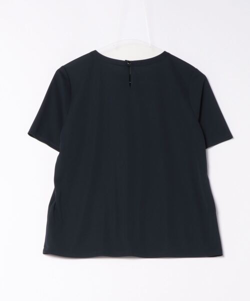 tシャツ ポリエステル強撚スムース フロントタック半袖プルオーバー レディース NEWYORKER tシャツ ポリエステル強撚スムース フロントタイ半袖