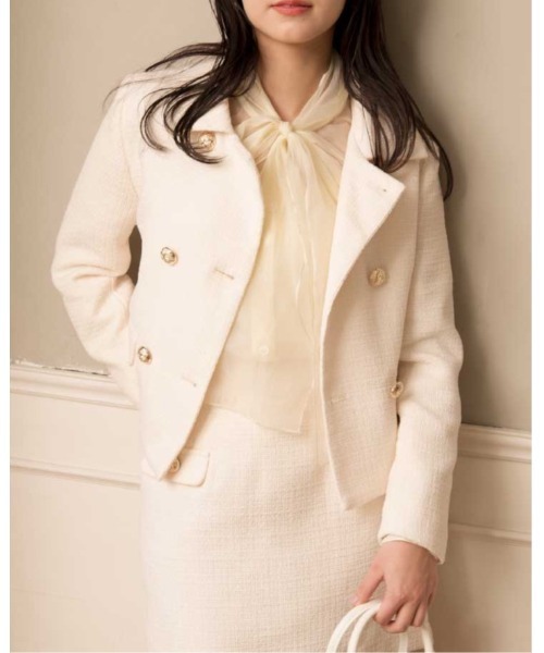 【Soir,5 COCOTTE PARIS】ツイードジャケット Soir,5 COCOTTE PARIS セットアップ ツイードジャケット