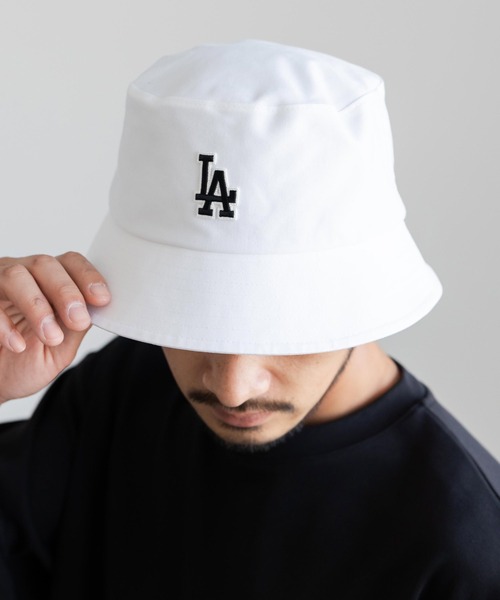 キャップ MLB Korea Basic Bucket Hat Drop Fit LA MgPink 3AHT8804N-07PK MLB Unisex Dia Monogram Bucket Hat NY Yankees Cream | Hats