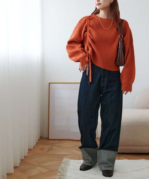 Discoat（ディスコート） ニット セーター 「8色展開!/WEB限定」畦