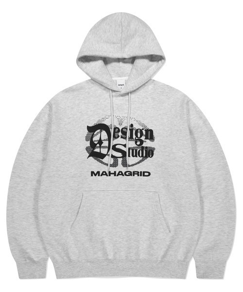 パーカー 「mahagrid/マハグリッド」 DESIGN STUDIO HOODIE (発泡)/デザインスタジオ フーディー レディース メンズ