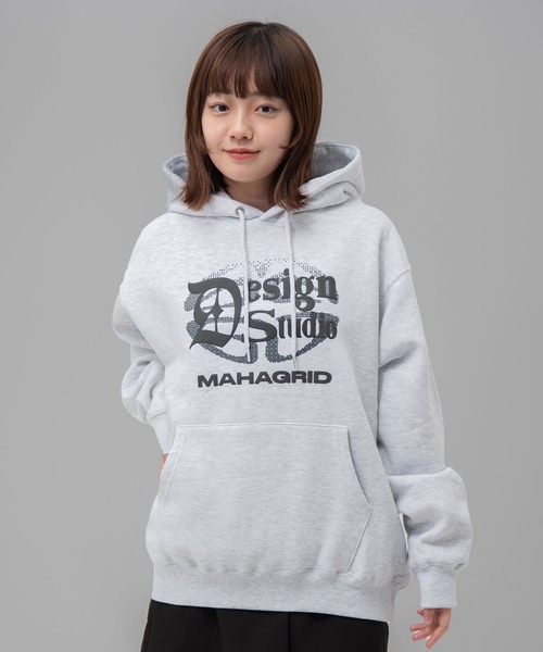 パーカー 「mahagrid/マハグリッド」 DESIGN STUDIO HOODIE (発泡)/デザインスタジオ フーディー レディース メンズ MAHAGRID パーカー 「mahagrid/マハグリッド」 DESIGN STUDIO