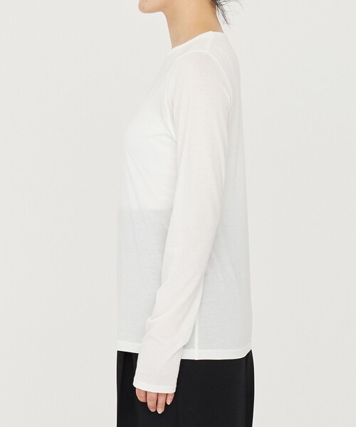 uncrave アルビニスタ シフォン ボートネック カットソー 2色セット uncrave tシャツ アルビニスタシフォン ボートネック カットソー