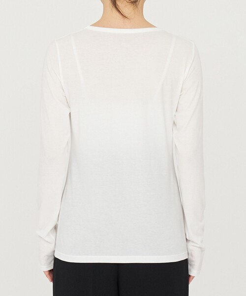 uncrave アルビニスタ シフォン ボートネック カットソー 2色セット uncrave tシャツ アルビニスタシフォン ボートネック カットソー