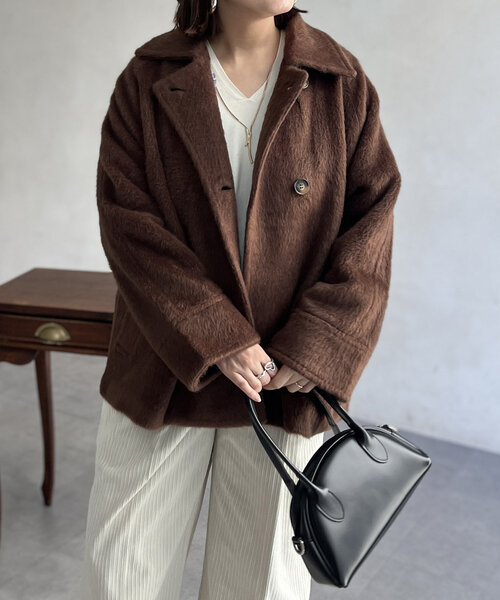 バルカラーシャギーコート URBAN RESEARCH｜バルカラーシャギーコート | Rakuten Fashion