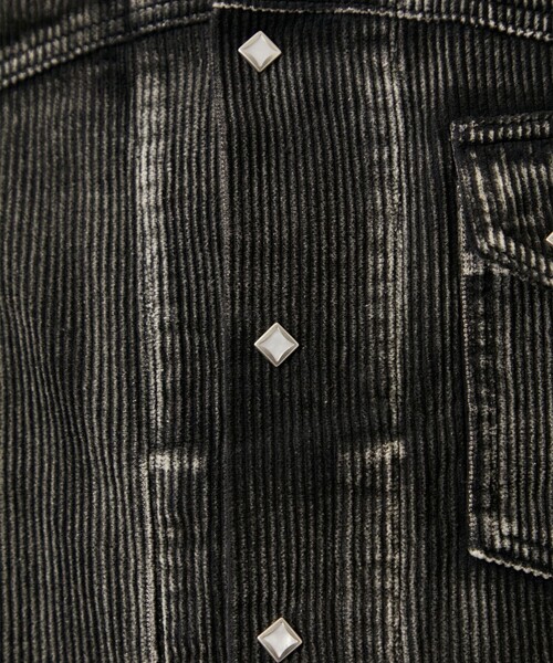 ブルゾン アウター 「soe/ソーイ」Faded Corduroy Western Jacket メンズの画像