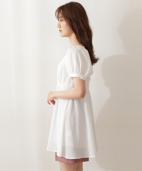 「PROPORTION BODY DRESSING」 「EDIT COLOGNE」半袖ブラウス SMALL ホワイト レディース PROPORTION BODY DRESSING 「PROPORTION DRESSING」 「EDIT