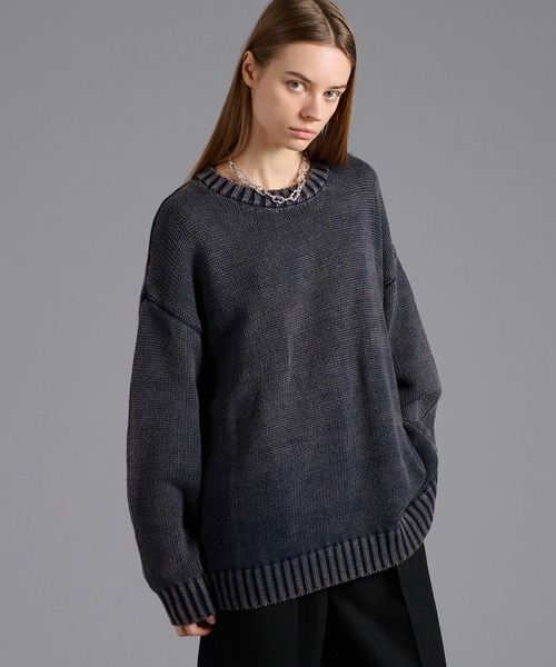 selle glant（セレグランテ） セーター ニット STONE WASH BASIC KNIT
