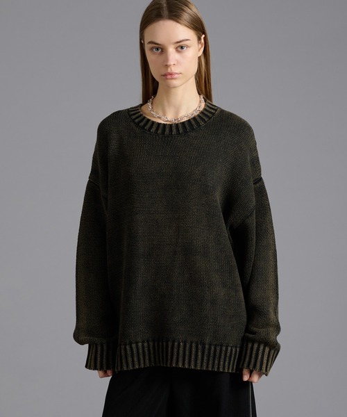 selle glant（セレグランテ） セーター ニット STONE WASH BASIC KNIT