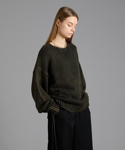 selle glant（セレグランテ） セーター ニット STONE WASH BASIC KNIT