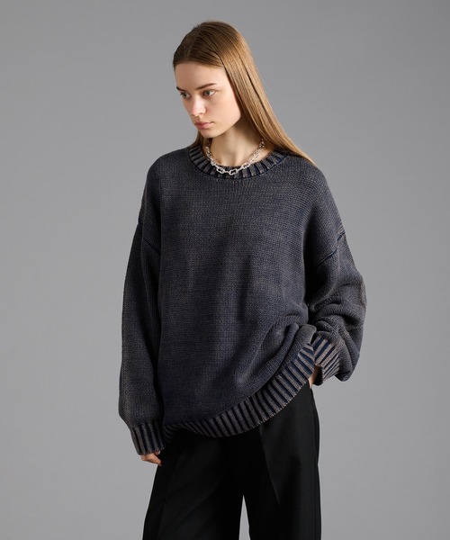 selle glant（セレグランテ） セーター ニット STONE WASH BASIC KNIT