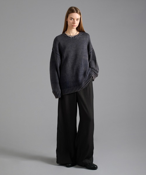 STONE  ブラック ニットセーター L STONE ISLAND 黒 ニット・セーター