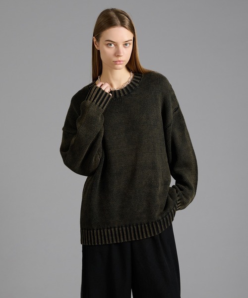 selle glant（セレグランテ） セーター ニット STONE WASH BASIC KNIT