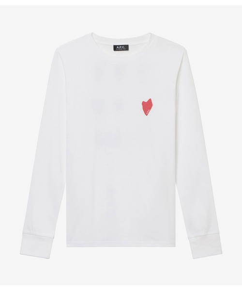 tシャツ T-SHIRT MANCHE LONGUEAP CCOEUR/JPS レディース
