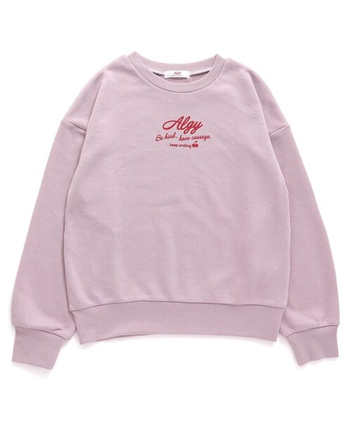 【サイズ交換ＯＫ】 algy トレーナー HAPPYトレーナー キッズ 子供服 女の子 トップス