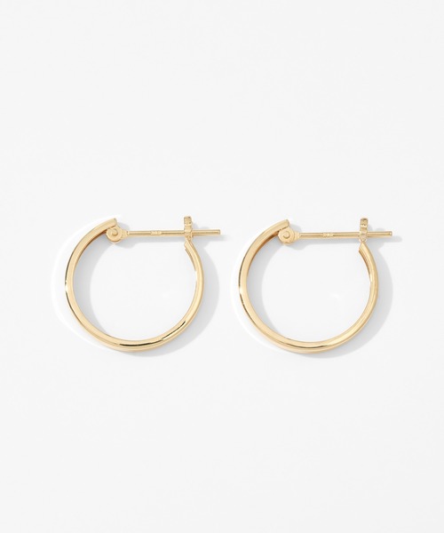 Jewel closet by L&Co. ピアス K18 フープ ピアス レディース メンズ 