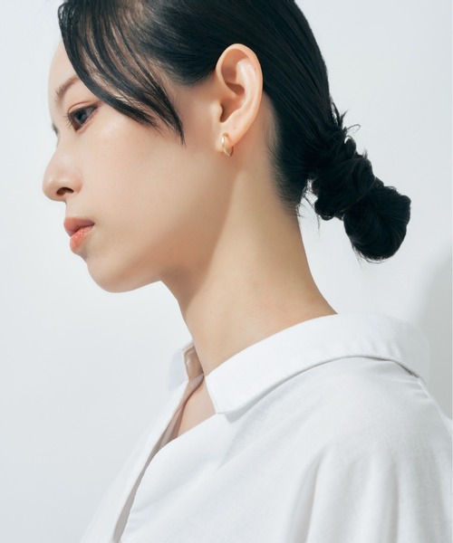 Jewel closet by L&Co. フープ ピアス K18 フープ ピアス レディース