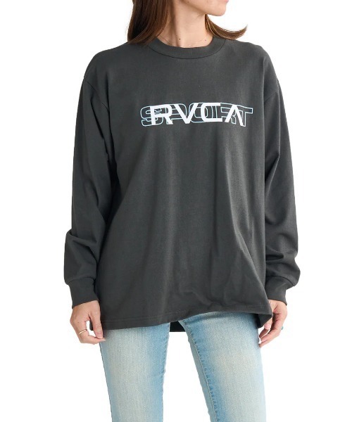 tシャツ RVCA レディース RVCA SPORT LS TEE ロンＴ/ルーカロゴメンズライクシルエット長袖ロンT レディース RVCA tシャツ レディース SPORT LS TEE ロンT/ルーカロゴメンズ