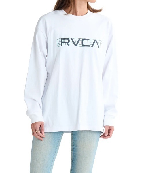 tシャツ RVCA レディース RVCA SPORT LS TEE ロンＴ/ルーカロゴメンズライクシルエット長袖ロンT レディース RVCA tシャツ レディース SPORT LS TEE ロンT/ルーカロゴメンズ