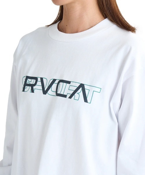 tシャツ RVCA レディース RVCA SPORT LS TEE ロンＴ/ルーカロゴメンズライクシルエット長袖ロンT レディース RVCA tシャツ レディース SPORT LS TEE ロンT/ルーカロゴメンズ