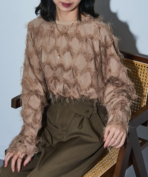 MAISON BREEZE tシャツ 「MAISON BREEZE」フリンジシアー