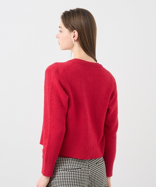 ANAYI（アナイ） カーディガン ネップスムースクルーネック