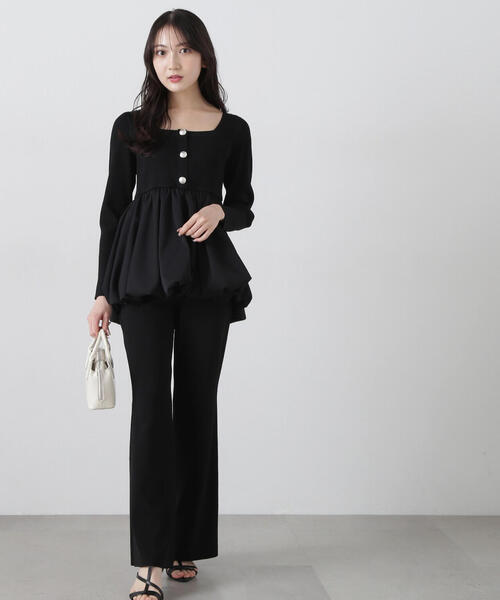 PROPORTION BODY DRESSING ニット セーター バルーンリブニット