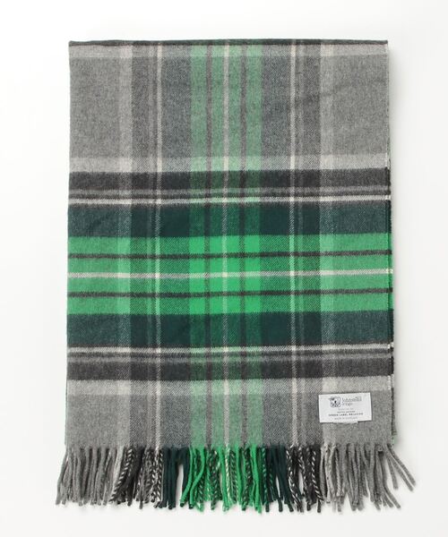 Johnstons of Elgin（ジョンストンズ オブ エルガン） ストール「green