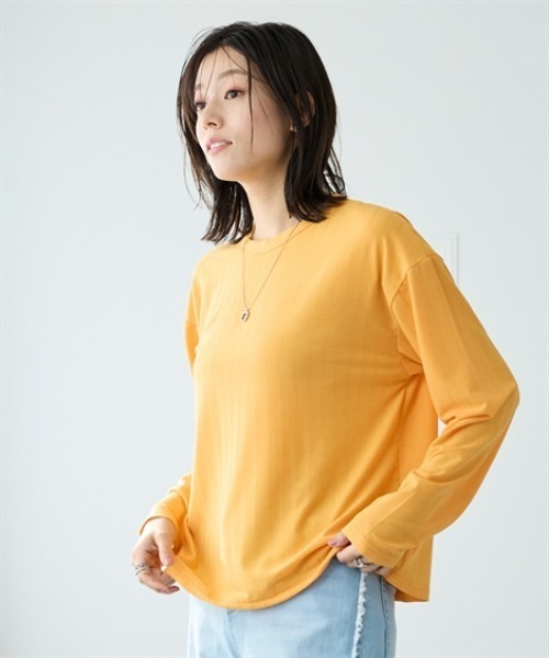 ニッセン（nissen） tシャツ ランダムリブカットソークロップド丈