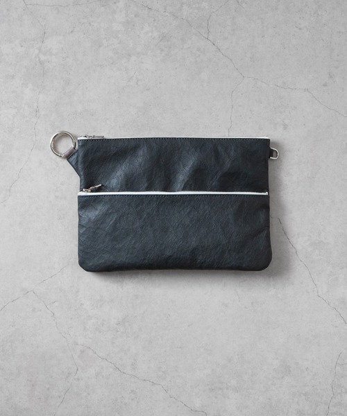 m❤︎ 専用 SENTI ポーチ Dyneema(R) Leather W ZIP POUCH / 超軽量