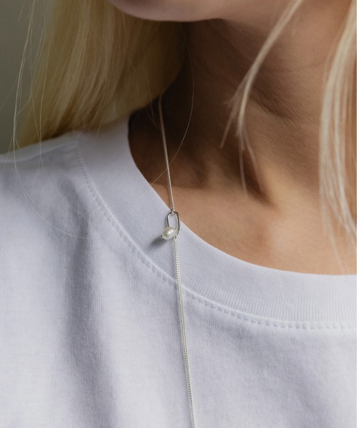 希少 ハイアライト オパール ペンダント（SV925チェーン付） ネックレス SV925 Random Chain Pearl Long Necklace レディース