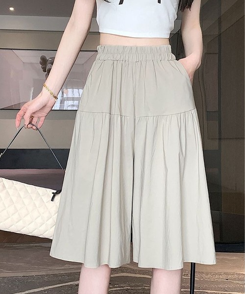 BLANC FICELLE スカート 切替 キュロットスカート : ZOZOTOWN Yahoo!店