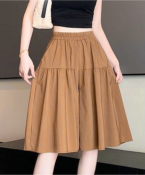 BLANC FICELLE スカート 切替 キュロットスカート : ZOZOTOWN Yahoo!店