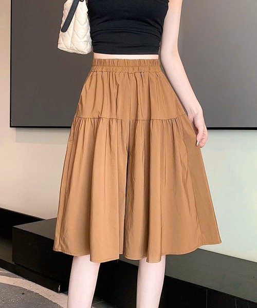 BLANC FICELLE スカート 切替 キュロットスカート : ZOZOTOWN Yahoo!店