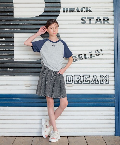 GLOBAL WORK（グローバルワーク） tシャツ ヘビロッTEEチビ半袖/324968