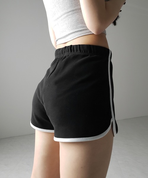 me+em select パンツ 「 3color 」サイドラインパイピング