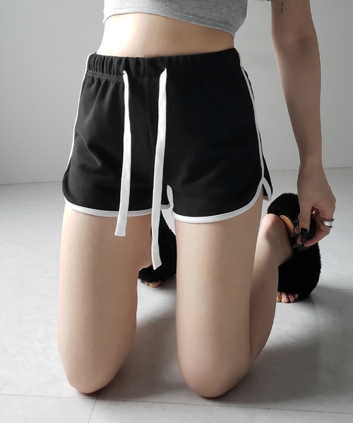 me+em select パンツ 「 3color 」サイドラインパイピング
